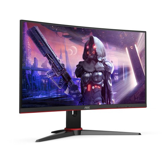 AOC C24G2AE/BK écran PC 24" 1920 x 1080 pixels Full HD LED Noir, Rouge