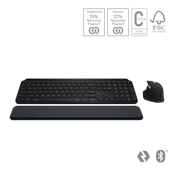 Rapoo Kit clavier et souris sans fil X1960 - Noir (AZERTY BE) | Livré
