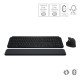 Logitech MX Keys S Combo clavier Souris incluse RF sans fil + Bluetooth AZERTY Belge Graphite