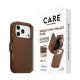 PanzerGlass CARE™ by ® Tango 2-in-1 Wallet Case Brown w. MagSafe iPhone 2026 Pro | 17 Pro coque de protection pour téléphones portables Housse Transparent