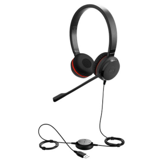 Jabra Evolve 20SE Casque Arceau USB Type-C Noir