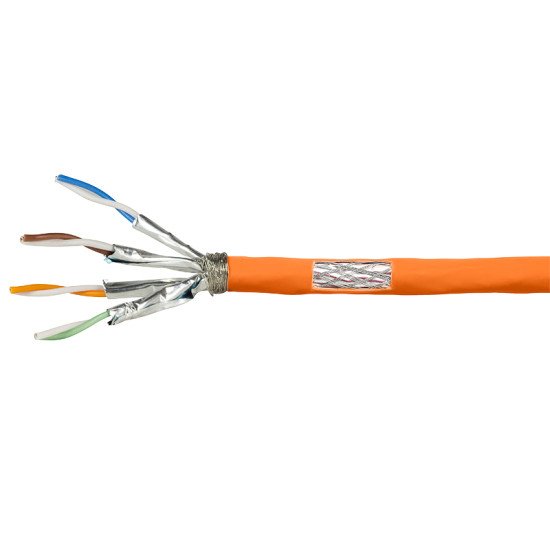 LogiLink CPV0060 câble de réseau Orange 100 m Cat7 S/FTP (S-STP)