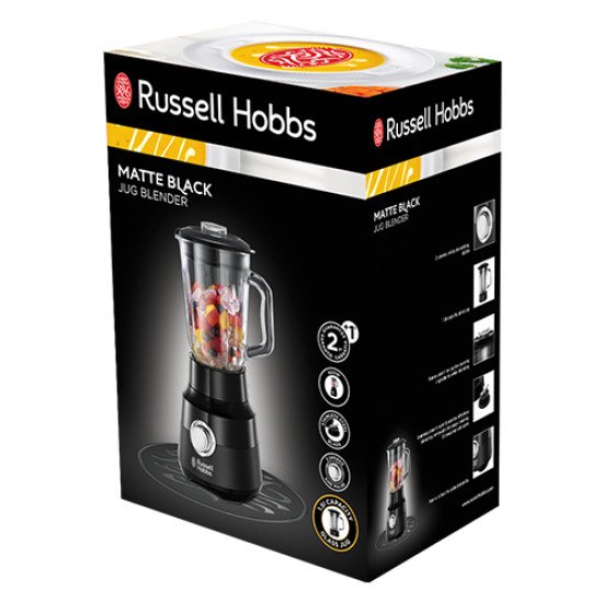 Russell Hobbs 24722-56 blender 1,5 L Mélangeur de table 650 W Noir