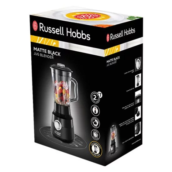 Russell Hobbs 24722-56 blender 1,5 L Mélangeur de table 650 W Noir Russell Hobbs 24722-56 blender 1,5 L Mélangeur de table 650 W Noir