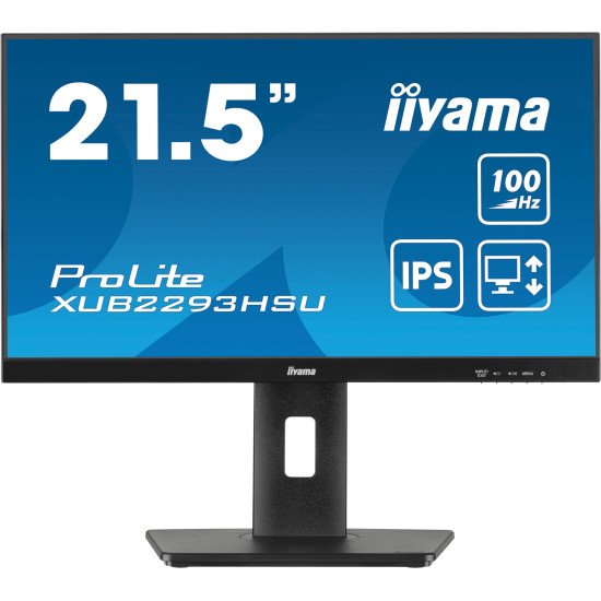 iiyama ProLite XUB2293HSU-B6 écran PC 53,3 cm (21") 1920 x 1080 pixels Full HD LED Noir