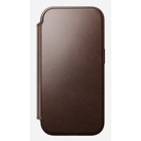 Nomad Modern Leather Folio coque de protection pour téléphones portables 16 cm (6.3") Housse Marron