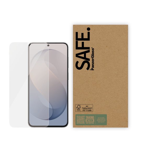 PanzerGlass SAFE. by ® Screen Protector Samsung Galaxy S26 FE 5G | Ultra-Wide Fit w. EasyAligner Protection d'écran transparent 10 pièce(s)