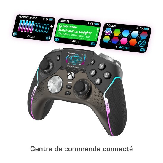 Turtle Beach Stealth Ultra Sans fil Haute Performance avec Station de Charge Rapide, Butée de gâchette réglables et Ecran de Commande pour Xbox Series X|S, Xbox One & PC [Licence officielle pour Xbox]