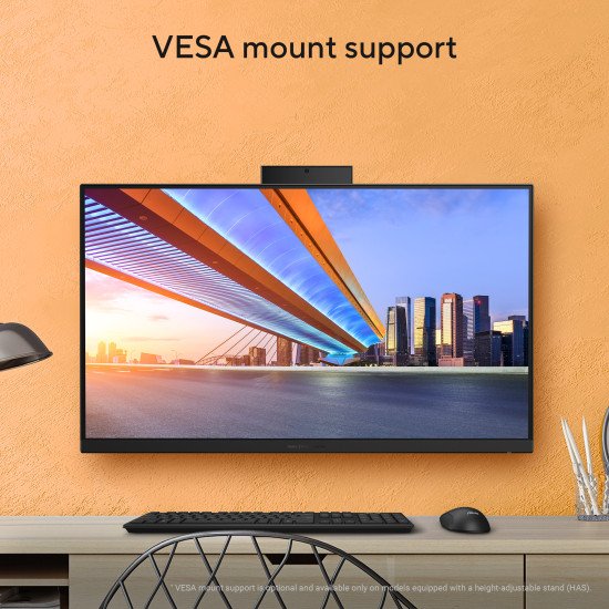 ASUS ExpertCenter P600 AiO PM670KA-BPE011X Copilot+ PC AMD Ryzen AI 7 350 68,6 cm (27") 1920 x 1080 pixels PC All-in-One 16 Go DDR5-SDRAM 512 Go SSD Windows 11 Pro Wi-Fi 6 (802.11ax) Noir