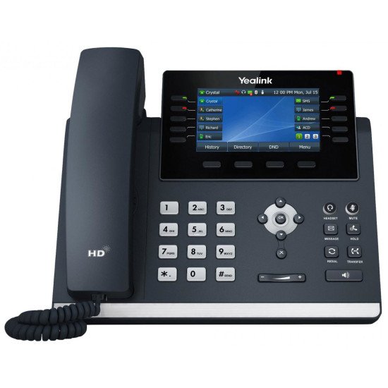 Yealink SIP-T46U téléphone fixe Gris LCD Wifi