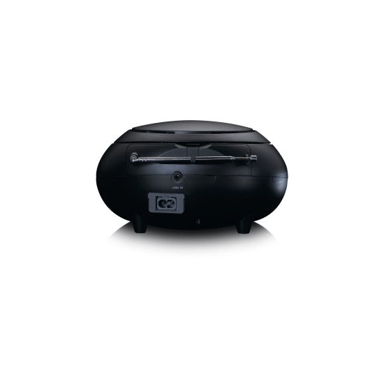 Lenco SCD-331 Portable Analogique Noir, Argent