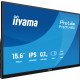 iiyama ProLite P1671HSC-B1 écran PC 39,6 cm (15.6") 1920 x 1080 pixels Full HD LED Noir iiyama ProLite P1671HSC-B1 écran PC 39,6 cm (15.6") 1920 x 1080 pixels Full HD LED Noir