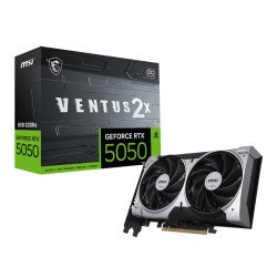 MSI GEFORCE RTX 5050 8G VENTUS 2X OC carte graphique NVIDIA 8 Go GDDR6 MSI GEFORCE RTX 5050 8G VENTUS 2X OC carte graphique NVIDIA 8 Go GDDR6