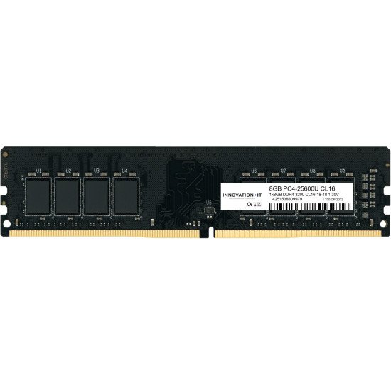 Innovation IT 3200 8GB CL16-18-18 1.35V LD 8-Chip module de mémoire 8 Go 1 x 8 Go DDR4 3200 MHz