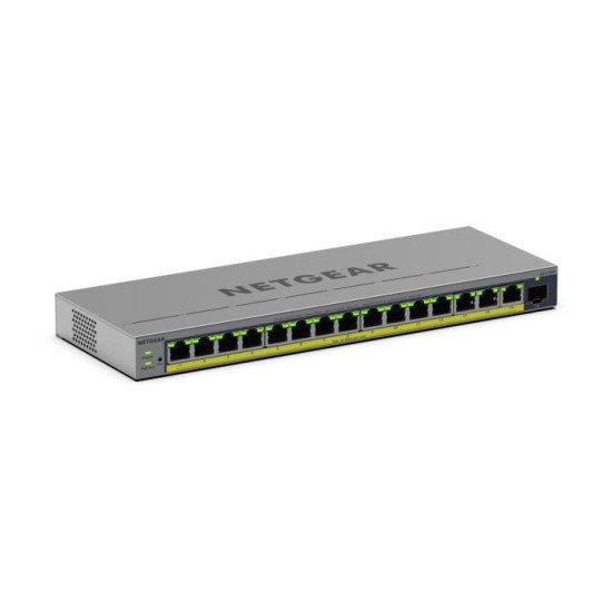 NETGEAR GS116EP Géré L2/L3 Gigabit Ethernet (10/100/1000) Connexion Ethernet POE Gris