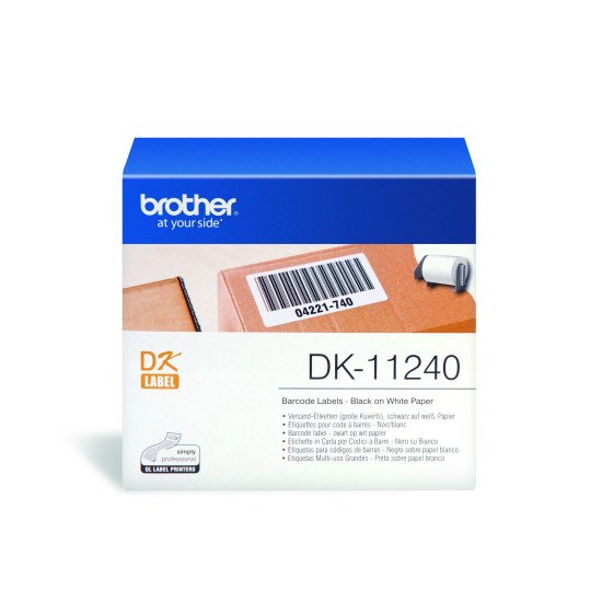 Brother DK-11240 étiquette à imprimer Blanc