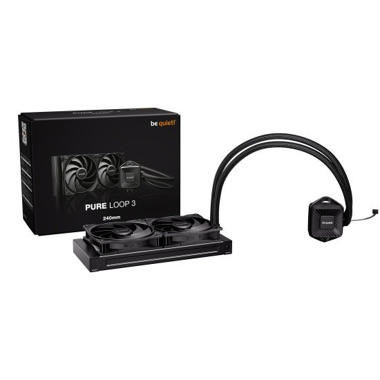 be quiet! PURE LOOP 3 Processeur Refroidisseur de liquide tout-en-un 12 cm Noir 1 pièce(s)
