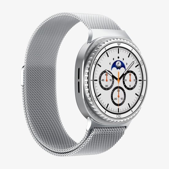 Spigen Metal Fit Bande Argent Acier