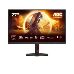 AOC G4 Q27G4ZR écran PC 68,6 cm (27") 2560 x 1440 pixels Quad HD LED Noir, Rouge