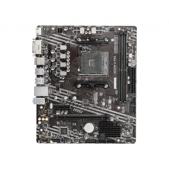 MSI A520M-A PRO carte mère AMD A520 Emplacement AM4 micro ATX