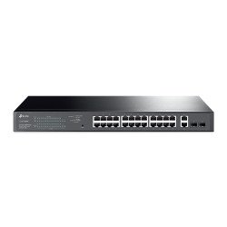 TP-Link TL-SG1428PE commutateur réseau Géré Gigabit Ethernet (10/100/1000) Connexion Ethernet, supportant l'alimentation via ce port (PoE) 1U Noir TP-Link TL-SG1428PE commutateur réseau Géré Gigabit Ethernet (10/100/1000) Connexion Ethernet, supportant l'alimentation via ce port (PoE) 1U Noir