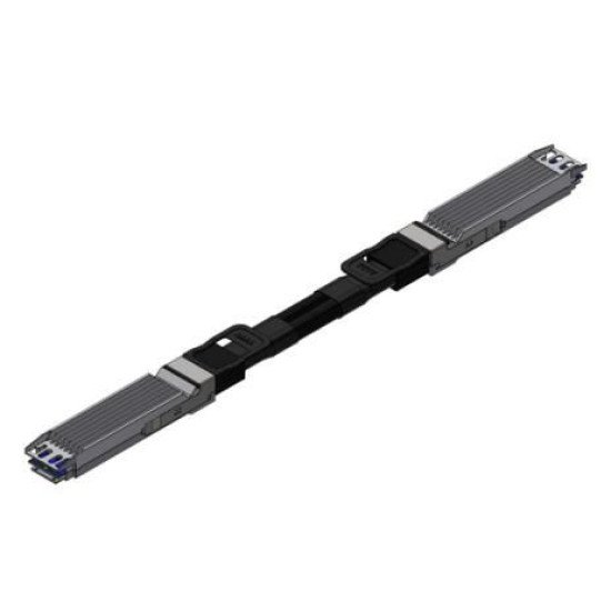 Nvidia MCA4J80-N005 câble InfiniBand et à fibres optiques 5 m OSFP Noir