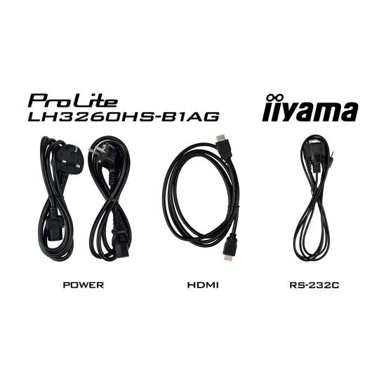 iiyama PROLITE Carte A numérique 80 cm (31.5") LED Wifi 500 cd/m² Full HD Noir Intégré dans le processeur Android 11 24/7