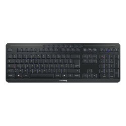 CHERRY Stream keyboard ultimate clavier maison/bureau USB + RF Wireless + Bluetooth AZERTY Français Noir