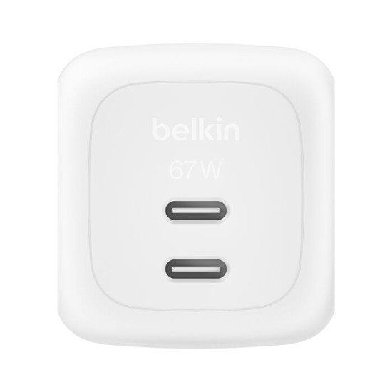 Belkin WCH020KQWH chargeur d'appareils mobiles Universel Blanc Secteur Charge rapide Intérieure