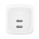 Belkin WCH020KQWH chargeur d'appareils mobiles Universel Blanc Secteur Charge rapide Intérieure