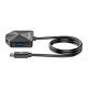 Manhattan Dock/hub combo USB-C & USB-A, 4 ports : 2x USB-A + 2x USB-C, 5 Gbit/s (USB 3.0), forme inclinée pour accès facile, Alimenté par USB (aucune alimentation externe requise)