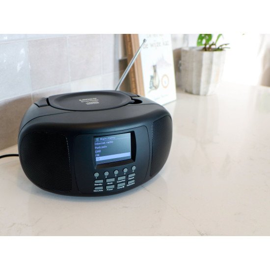 Lenco SCD-6000 Radio portable Numérique Noir Lenco SCD-6000 Radio portable Numérique Noir