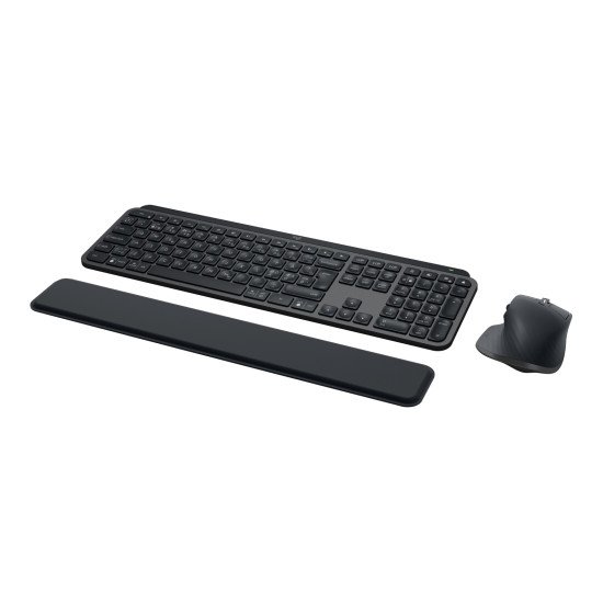 Logitech MX Keys S Combo clavier Souris incluse Bureau RF sans fil + Bluetooth Danois, Finlandais, Norvégien, Suédois Graphite