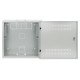 Intellinet Coffret mural 19" extra-plat avec rails 4U horizontaux et 2U verticaux, profondeur 170 mm, idéal AV/multimédia/surveillance, assemblé, gris RAL 7035