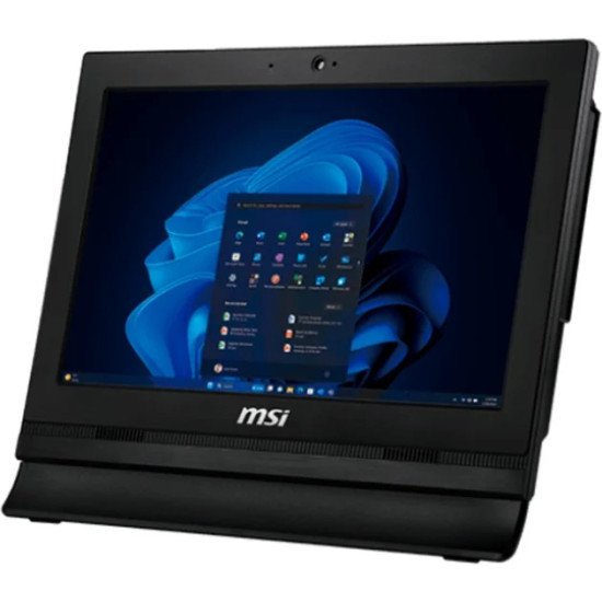 MSI PRO AP162T ADL-018XDE PC tout en un/station de travail Intel® N N100 39,6 cm (15.6") 1920 x 1080 pixels Écran tactile PC All-in-One 4 Go DDR4-SDRAM 128 Go SSD Windows 11 Home Wi-Fi 5 (802.11ac) Noir MSI PRO AP162T ADL-018XDE PC tout en un/station de travail Intel® N N100 39,6 cm (15.6") 1920 x 1080 pixels Écran tactile PC All-in-One 4 Go DDR4-SDRAM 128 Go SSD Windows 11 Home Wi-Fi 5 (802.11ac) Noir