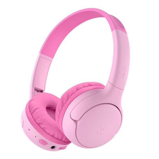 Belkin AUD012hqPK Casque Avec fil &sans fil Arceau Musique Bluetooth Rose