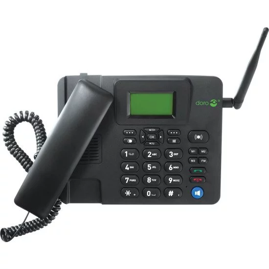 Doro 4100H téléphone fixe Noir LCD Doro 4100H téléphone fixe Noir LCD