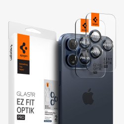 Spigen Optik Pro EZ Fit Protecteur d'objectif caméra Apple 2 pièce(s)