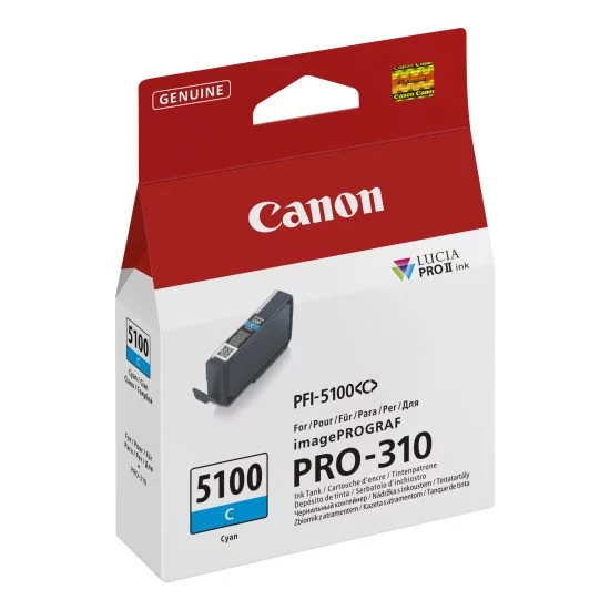Canon PFI-5100 C cartouche d'encre 1 pièce(s) Original Cyan