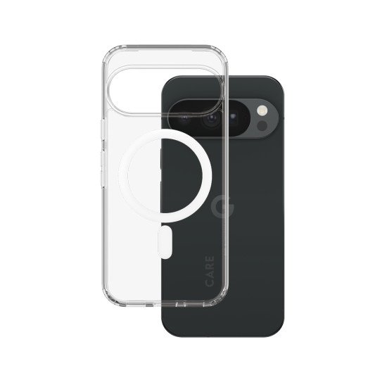 PanzerGlass CARE™ by ® Urban Combat Case Transparent w. White Qi Google Pixel 11 coque de protection pour téléphones portables Housse