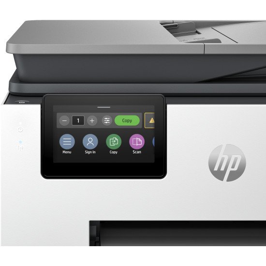 HP OfficeJet Pro Imprimante Tout-en-un 9130b, Couleur, Imprimante pour Petites/moyennes entreprises, Impression, copie, scan, fax, Sans fil; imprimer depuis un téléphone ou une tablette; chargeur automatique de documents; impression recto-verso; numérisat