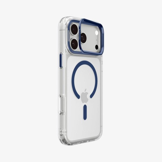 Spigen Ultra Hybrid Optik S (Mag Fit) coque de protection pour téléphones portables 16 cm (6.3") Housse Transparent, Bleu