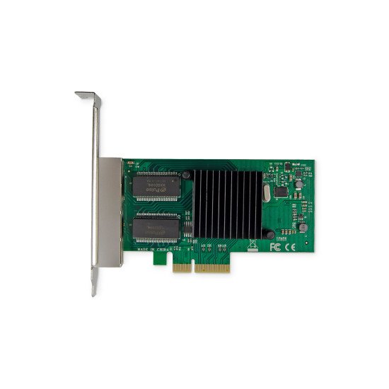 Digitus Carte d'interface réseau Intel I350 pour serveur 4 ports RJ45