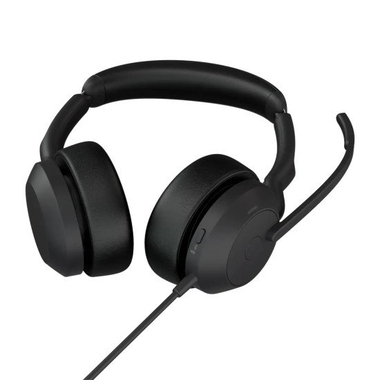 Jabra Evolve2 50 Casque Avec fil Arceau Bureau/Centre d'appels USB Type-C / USB Type-A Bluetooth Noir Jabra Evolve2 50 Casque Avec fil Arceau Bureau/Centre d'appels USB Type-C / USB Type-A Bluetooth Noir