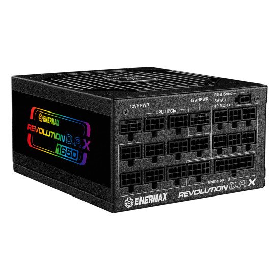 Enermax ERT1650EWT unité d'alimentation d'énergie 1650 W 20+4 pin ATX ATX Noir Enermax ERT1650EWT unité d'alimentation d'énergie 1650 W 20+4 pin ATX ATX Noir