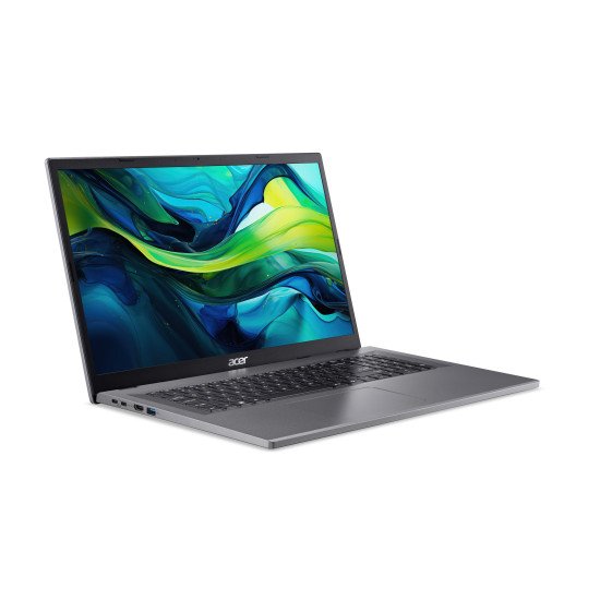 Acer Aspire Go 17 AG17-31P-34GB Intel Core 3 N355 Ordinateur portable 43,9 cm (17.3") Full HD 16 Go LPDDR5-SDRAM 512 Go SSD Wi-Fi 6 (802.11ax) eShell Gris