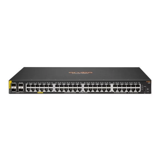 HPE Aruba Networking CX 6100 48G Class4 PoE 4SFP+ 740W Géré L3 Gigabit Ethernet (10/100/1000) Connexion Ethernet POE 1U HPE Aruba Networking CX 6100 48G Class4 PoE 4SFP+ 740W Géré L3 Gigabit Ethernet (10/100/1000) Connexion Ethernet POE 1U