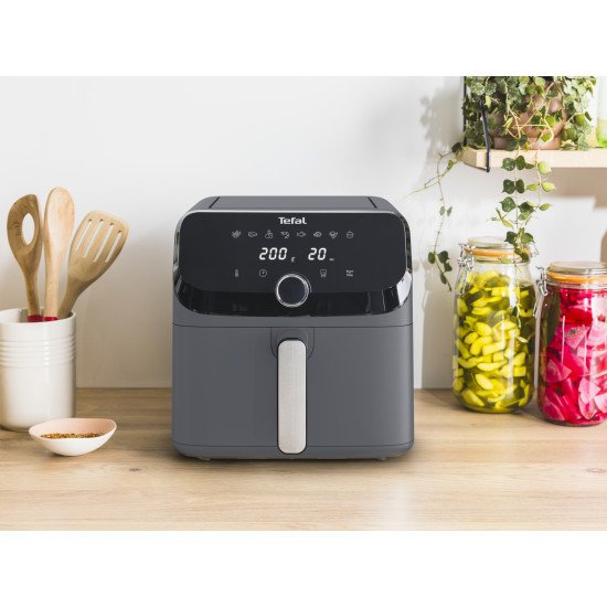 Tefal Easy Fry Mega EY855BE0 friteuse Unique 7,5 L Autonome 2020 W Friteuse d'air chaud Gris Tefal Easy Fry Mega EY855BE0 friteuse Unique 7,5 L Autonome 2020 W Friteuse d'air chaud Gris