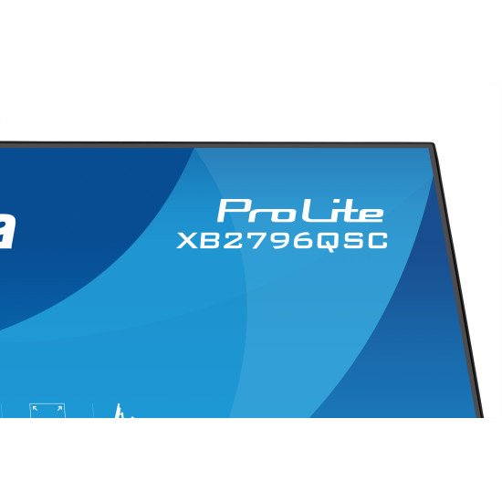 iiyama ProLite XB2796QSC-B1 écran PC 68,6 cm (27") 2560 x 1440 pixels Quad HD LED Noir