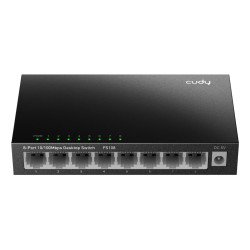 Cudy FS108 commutateur réseau Non-géré Fast Ethernet (10/100) Noir